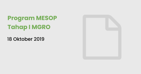 Mesop Example Information Disclosure | PT Mahkota Group Tbk (MGRO)